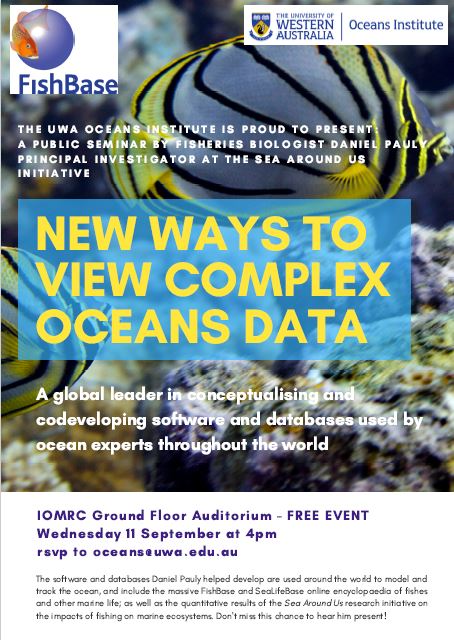 Daniel Pauly talks oceans data at UWA