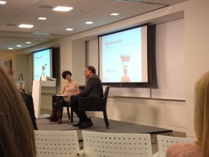 Daniel Pauly talking to Juliet Eilperin in Washington, D.C. 