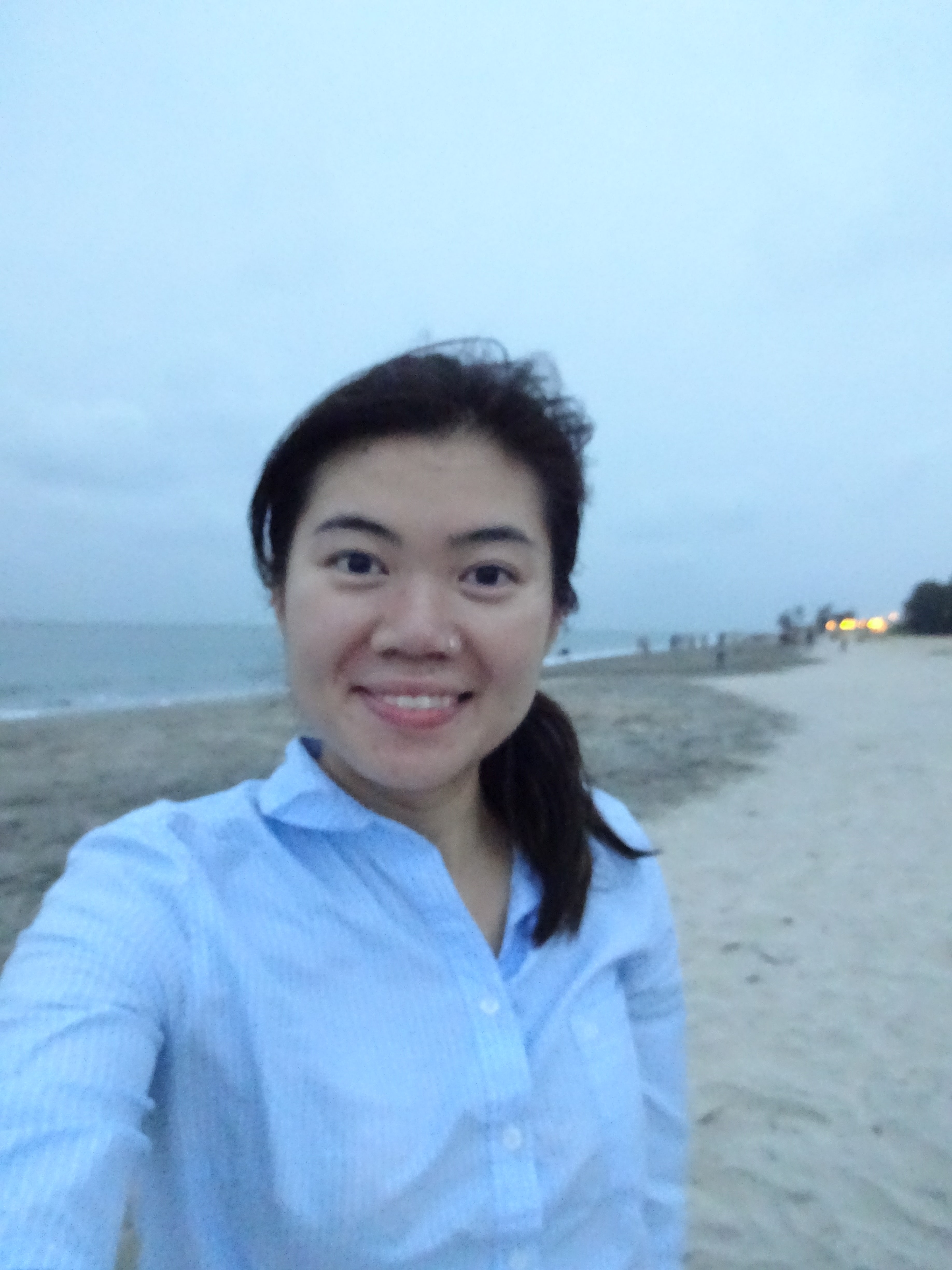 Celebratory selfie on the last day of the trip, at the mouth of the Gambia River.