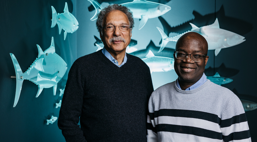 Dr. Daniel Pauly and Dr. Rashid Sumaila have launched the Africa-UBC Oceans & Fisheries Visiting Fellows Program. Photo by Kim Bellavance, Tyler Prize.